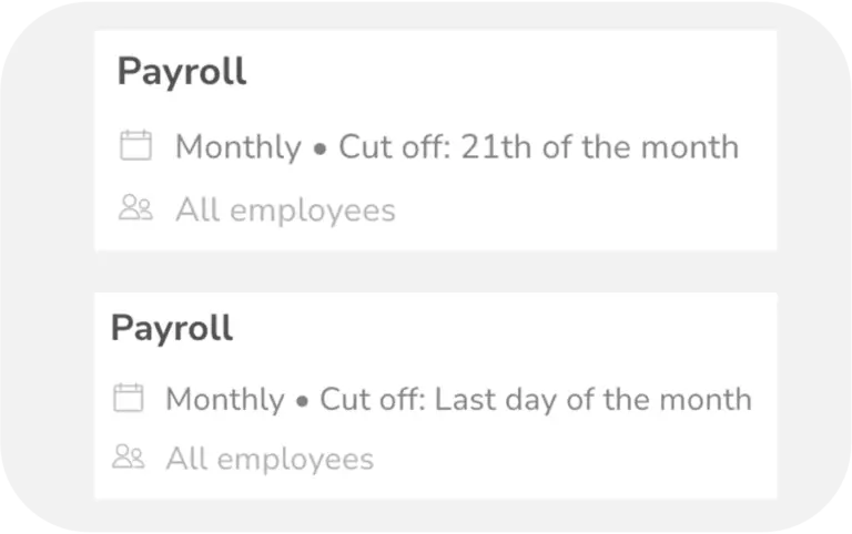Custom pay periods