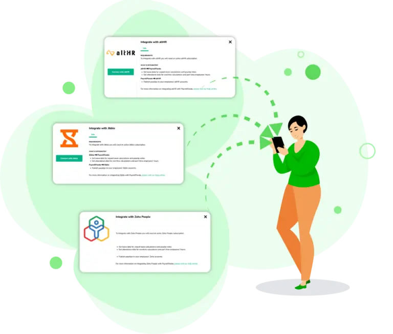 On-the-go integrations