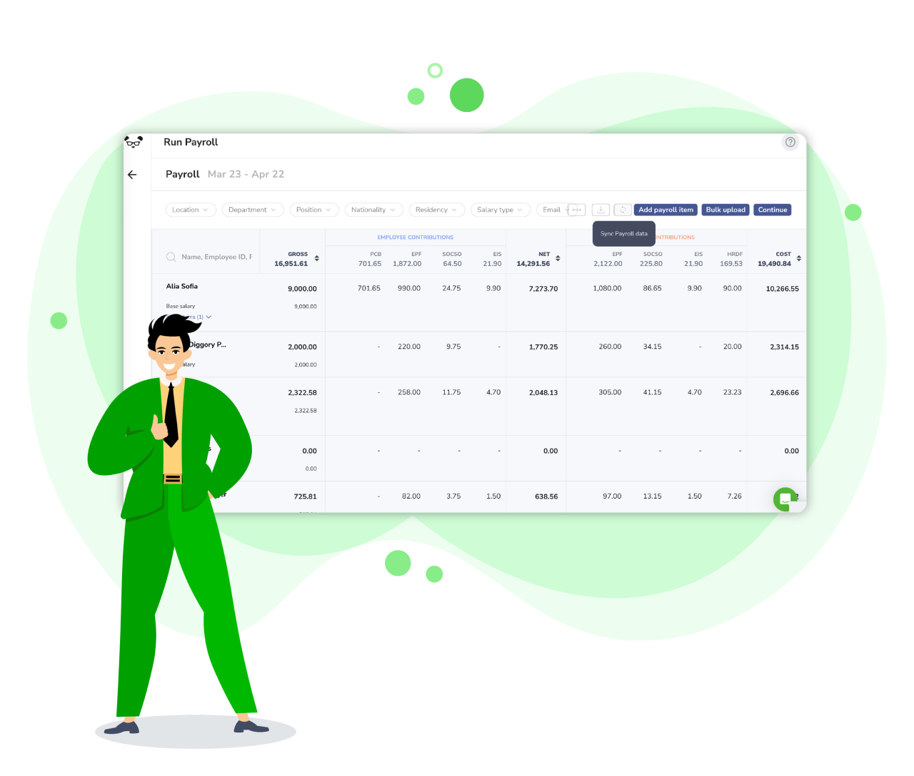 Seamless payroll with PayrollPanda