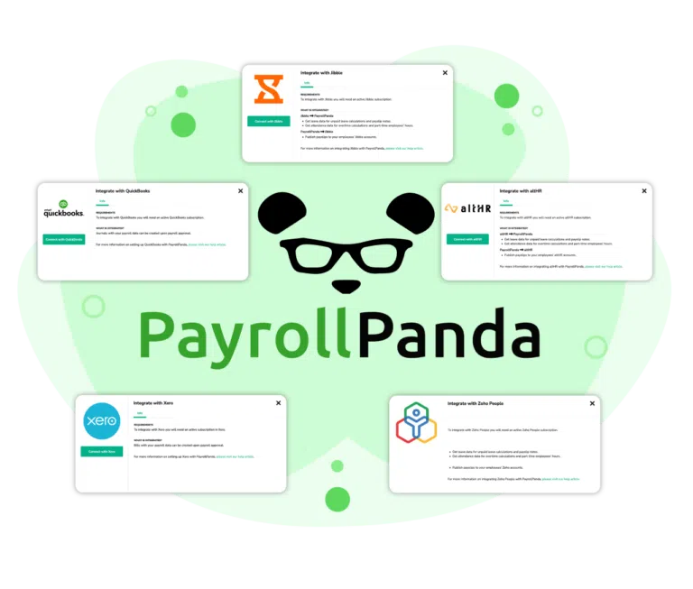 Integrate payrollpanda with other software