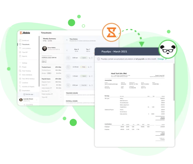 Jibble + Payrollpanda