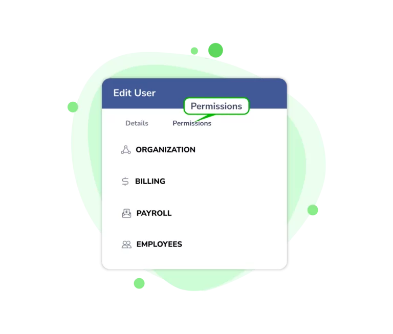 An overview of editing user permissions on PayrollPanda.