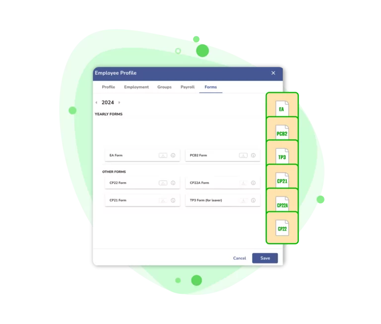 An overview of generating statutory forms on PayrollPanda.