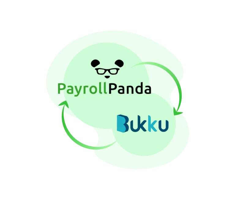 PayrollPanda and Bukku logo