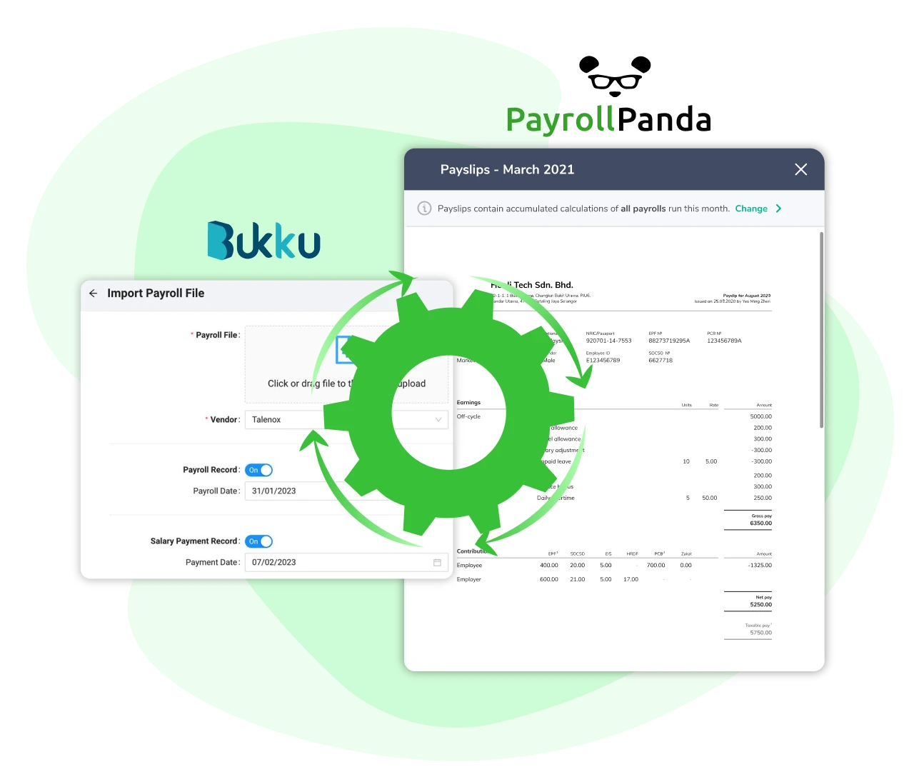 Efficiency increased with PayrollPanda and Bukku